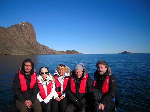 Sub-arctique canadien - Laurent Mayet, Michèle Therrien, Michel Rocard, Paula Kankaanpaä et Neil Hamilton - © L. Mayet / Le cercle PolaireSub-arctique canadien - Laurent Mayet, Michèle Therrien, Michel Rocard, Paula Kankaanpaä et Neil Hamilton