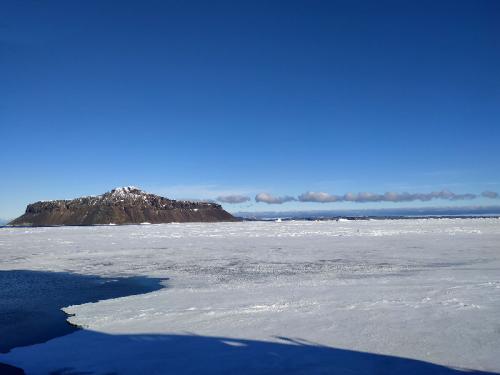 Banquise côtière entre les îles Seymour et James Ross - mer de Weddell