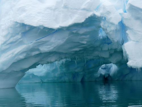 Caverne au coeur d'un iceberg - Port Charcot