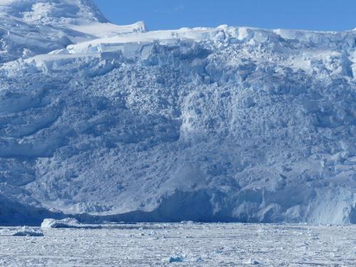 Front de glacier à Orne Harbour